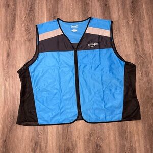 Amazon Vest Mens 4XL 5XL Reflective Blue Black Safety High Visibility Uniform